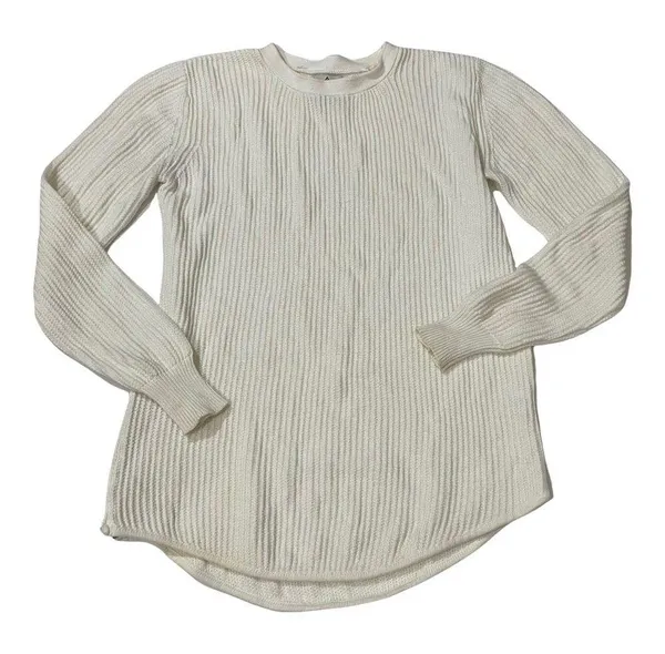 Unif X Urban Outfitters Pullover Waffle Knit Sweater - Cream - Small - Image 10