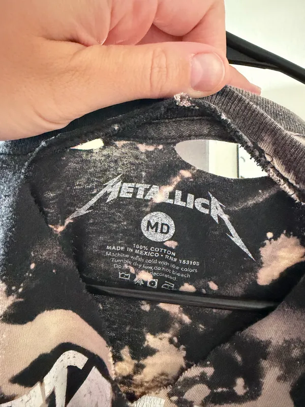 Metallica Urban Outfitters T-Shirt Tie-Dye - Image 3