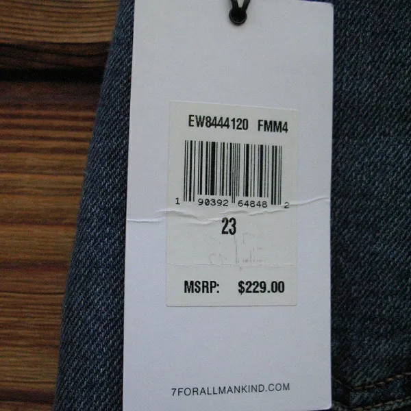 NWT 7 For All Mankind 7FAM Blue Ankle Skinny Jeans - Image 9
