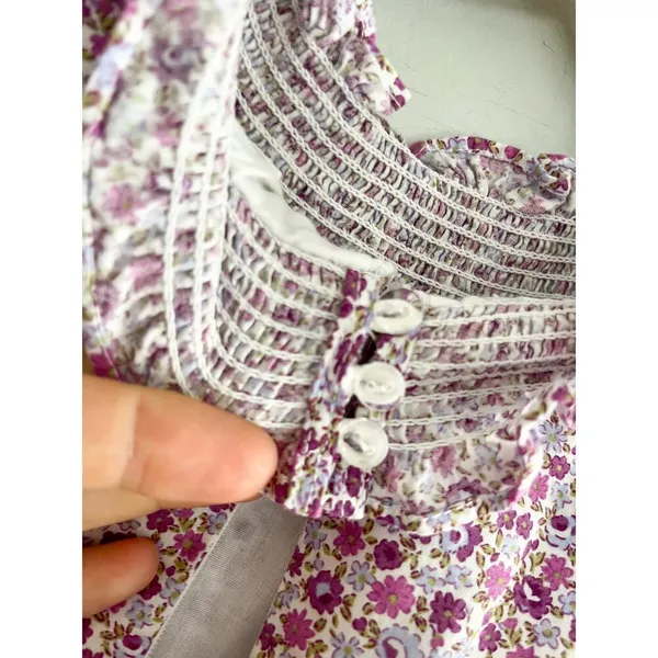 Tuckernuck | Hyacinth House | Purple Floral Periwinkle Mini Dress | Sz XS - Image 12