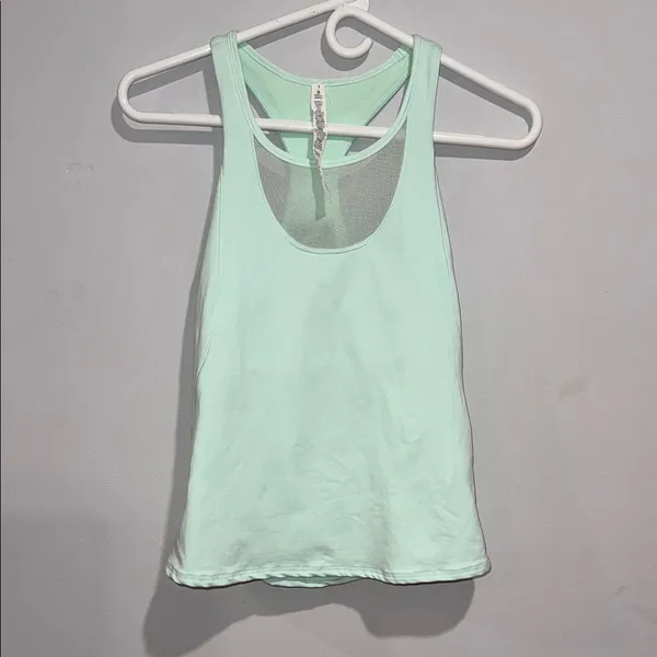 Lululemon Athletica Light Green Tank Top - Image 4