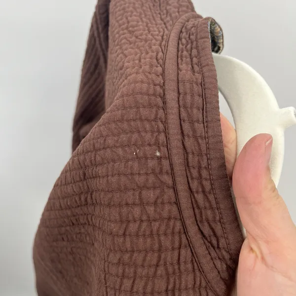 Women's Jacket Quilted Reverses Me Chocolate Coffee Brown Pattern Art Wear Boho - Image 10