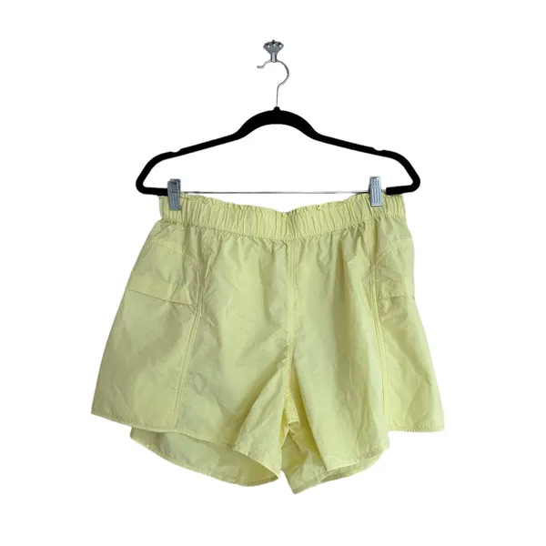 NWOT FP Movement X Free People In the Wild Shorts In Glow Yellow - Image 8