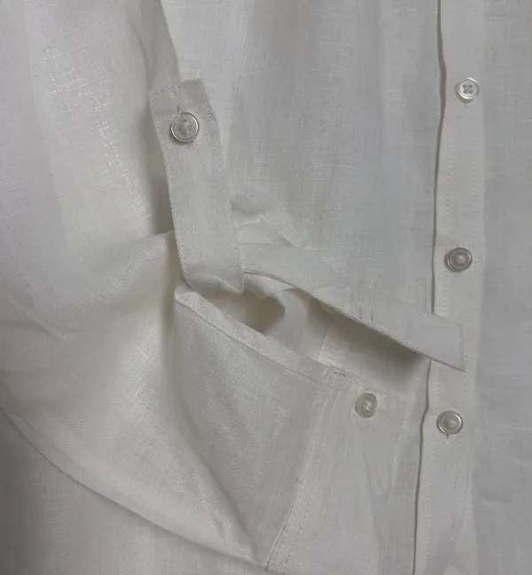 Meraki moon Button Down Linen Tunic - Image 7