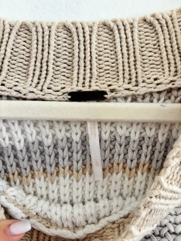 Free People Sweater Knit Chunky - Image 5