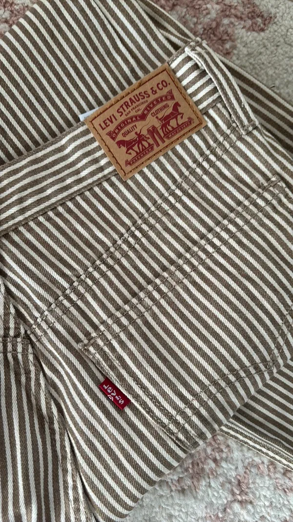 Levi's Low Pro Striped Pants - Image 4