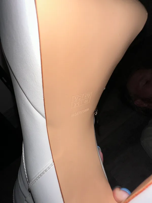 White Go Go Boots Size 9.5 - Image 5