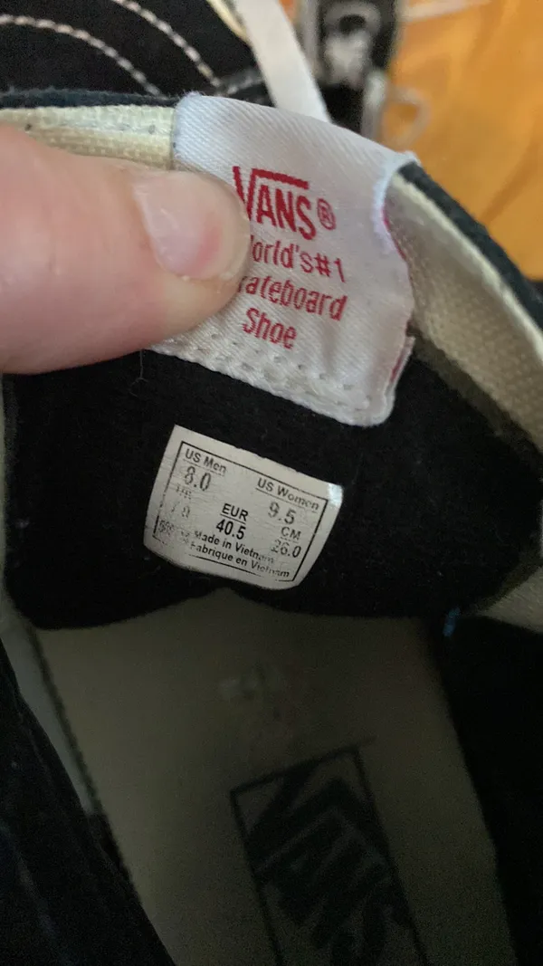 Vans Old School Womens 9.5 - Image 5