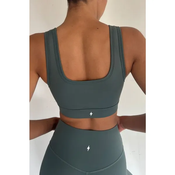 Azur Classic Fit Upgrade‎ Bra in Hunter Small Gym Yoga Work Out Running - Image 2