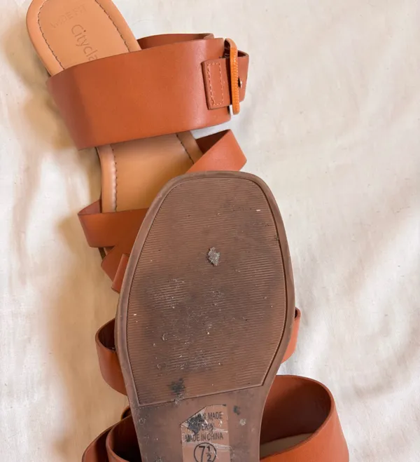 Sandals Brown Size 7.5 - Image 4