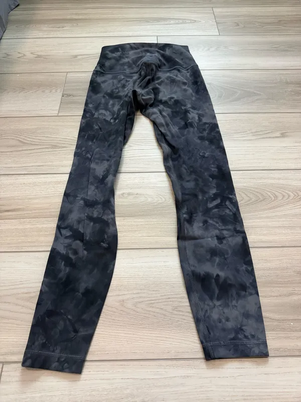 Lululemon Align High-Rise Pant 25" - Diamond Dye Pitch Grey Graphite Grey - Image 5