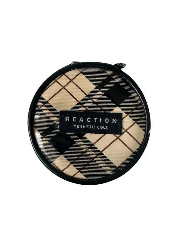 KENNETH COLE Reaction Plaid Vintage Zip Coin Purse - Image 3