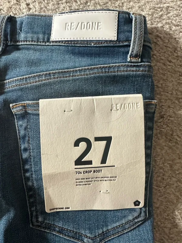 RE/DONE Jeans High-Rise Crop - Image 2
