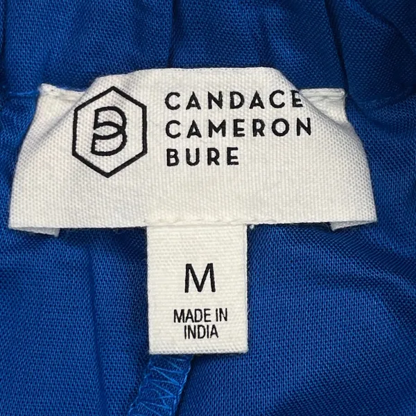 Candace Cameron Bure Womens Skort Blue Wrap Front Modal‎ Blend Casual M - Image 4