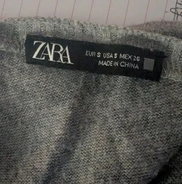 Zara Knit Sleeveless Tank Top, Size Small - Image 3