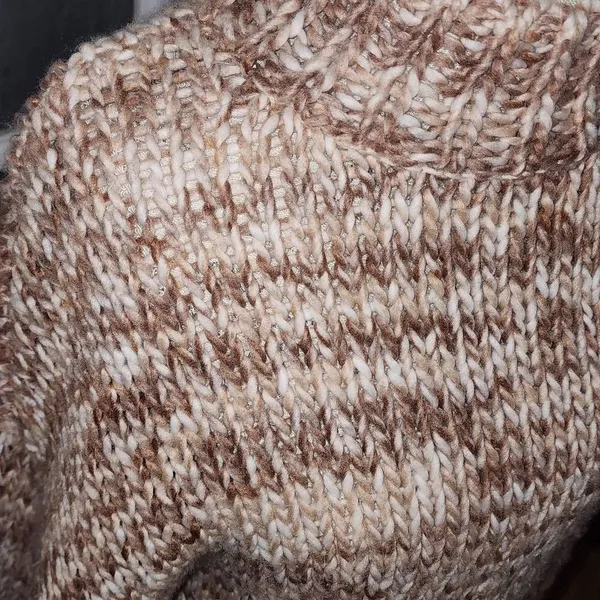 Show Me‎ Your Mumu Womens Brown Oakwood Knit Jude Sweater Medium - Image 3