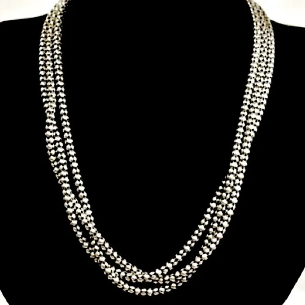 SILPADA 3-Strand Sterling Silver Popcorn Necklace NIB - Image 7