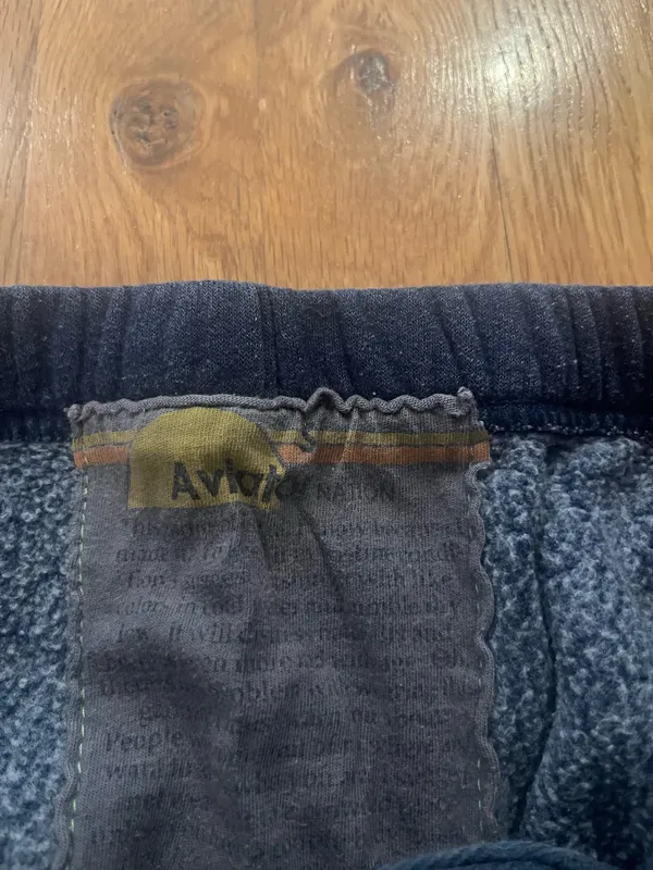 RARE Aviator Nation Navy Neon 5 Stripe Sweatpants - Image 2
