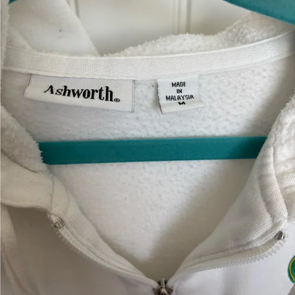 Ashworth Cropped zip up Hoodie - Image 4