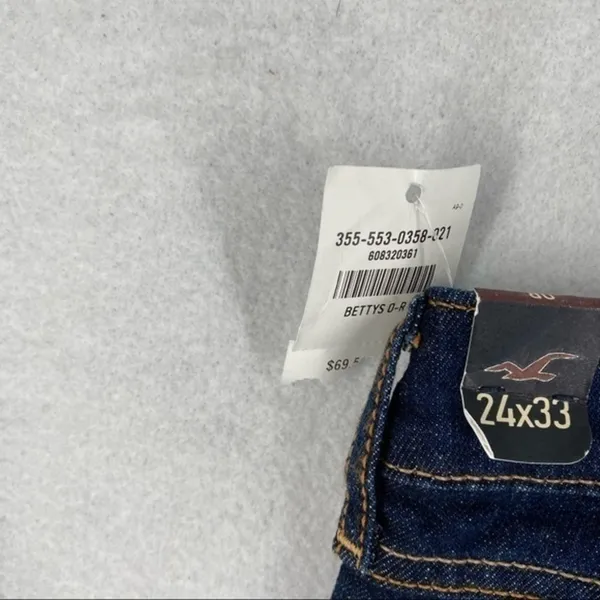 Hollister Stretch Dark Wash Denim Skinny‎ Jean - Image 6