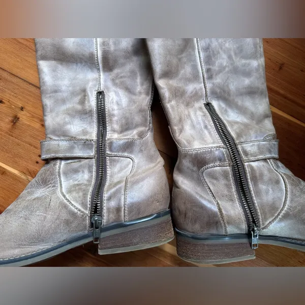 Corral P5016 Cowgirl Boots Size 10M Genuine leather Distressed taupe - Image 3