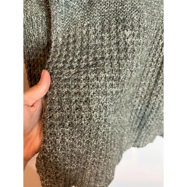 American Eagle grey green marled sweater - Image 5