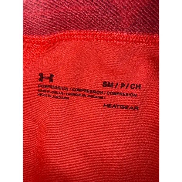 Under Armour Project Rock HeatGear compression shorts palm leaf Brahma Bull logo - Image 4