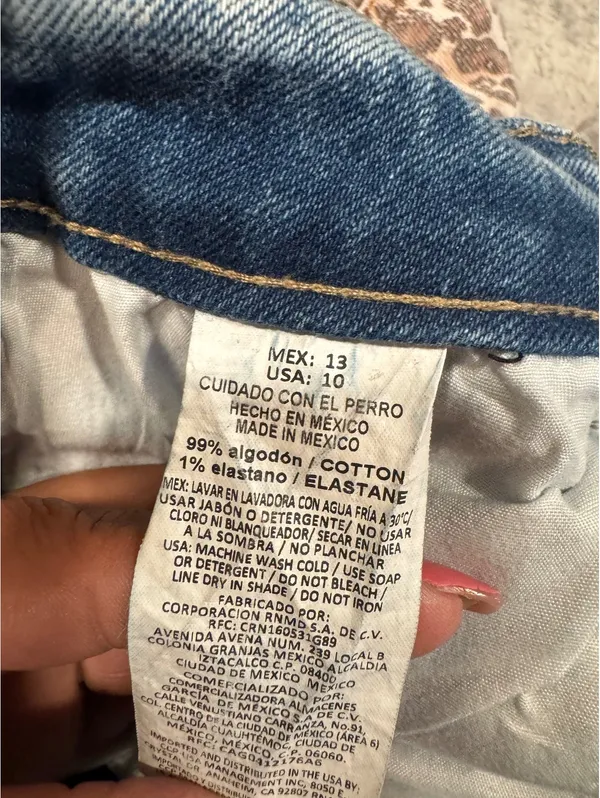 Cuidado con el Perro dark blue baggy high-rise jeans, Size 10. - Image 8