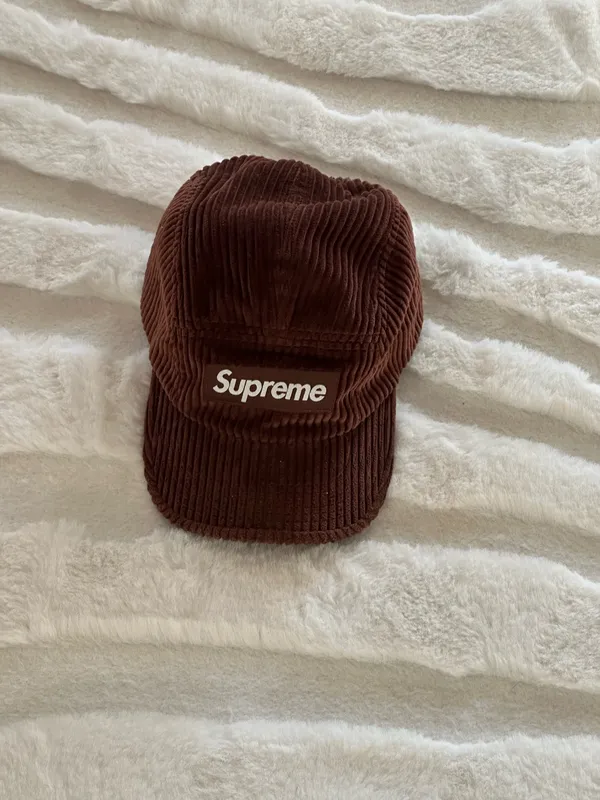 Supreme Men's Adjustable Camp Cap Brown One Size Unisex - Image 2