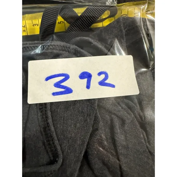 Lululemon Heathered Charcoal Grey 2-in-1‎ Open Back Tank Top with Shelf Bra - Image 6