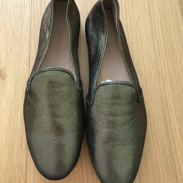 J crew metallic loafers - Image 2
