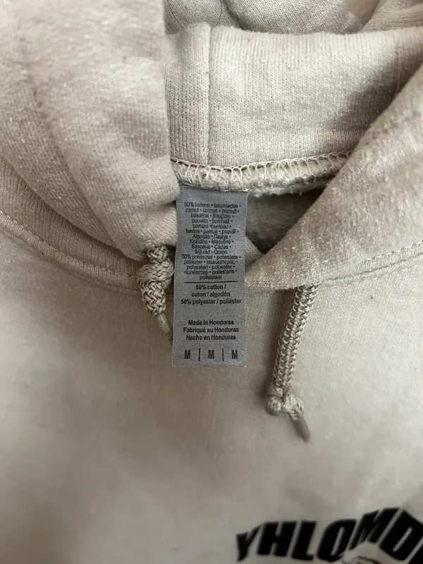 Bad Bunny Hoodie Tan Size M - Image 5