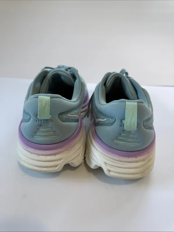 Hoka Women's Mint Green & Lavender Running Shoes - Image 2