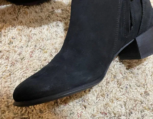 Vionic Size 7 Sienna Suede Bootie Boots Black Buckle Waterproof - Image 10