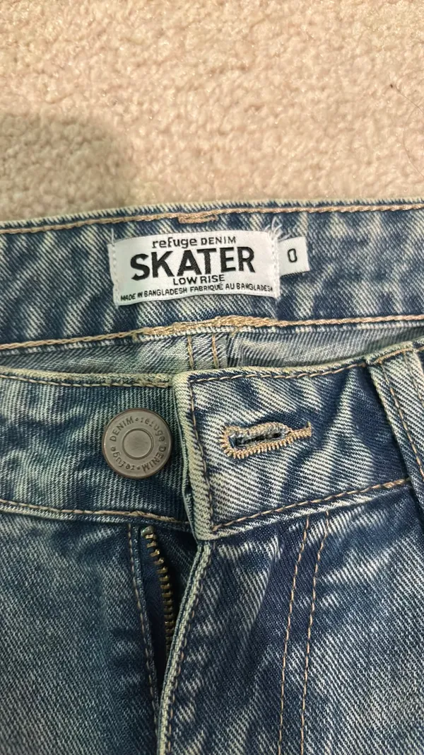 Low rise medium wash jeans Blue Size 0 - Image 3