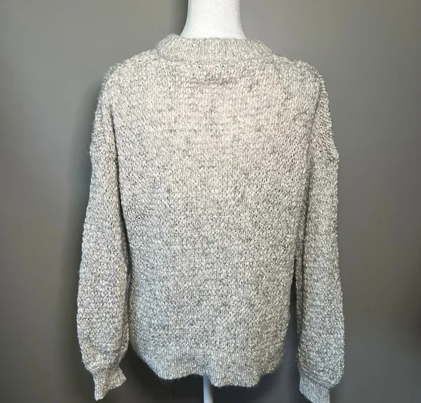 Madewell Sweater Women’s Size X-small Pullover Ballon Sleeve Crewneck oversized - Image 4
