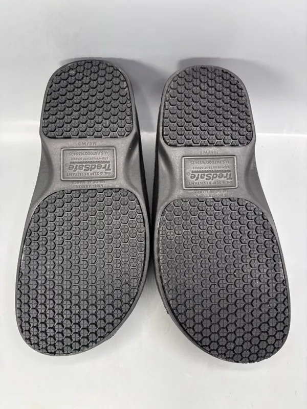 TredSafe Clogs Unisex M6/W8 Black Rubber Oil Slip Resistant Casual Round Toe - Image 7
