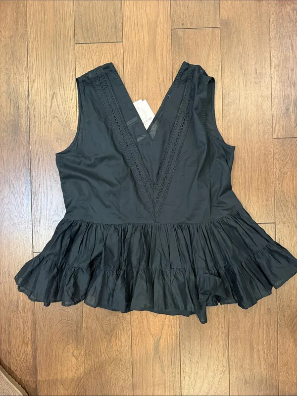 Merlette Senda Top in Black Medium NWT - C30-136 - Image 6