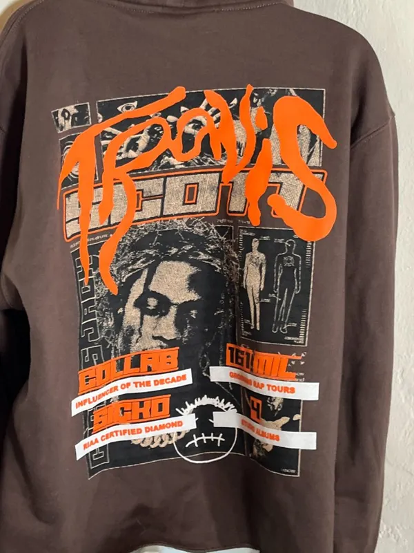 Travis Scott Hop Hop Hoodie Large Sweatshirt - Image 7