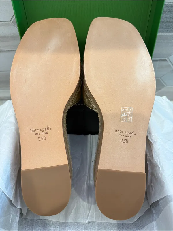 Kate Spade Cosette Gold Platform Sandals Metallic Napa / cork - Image 3