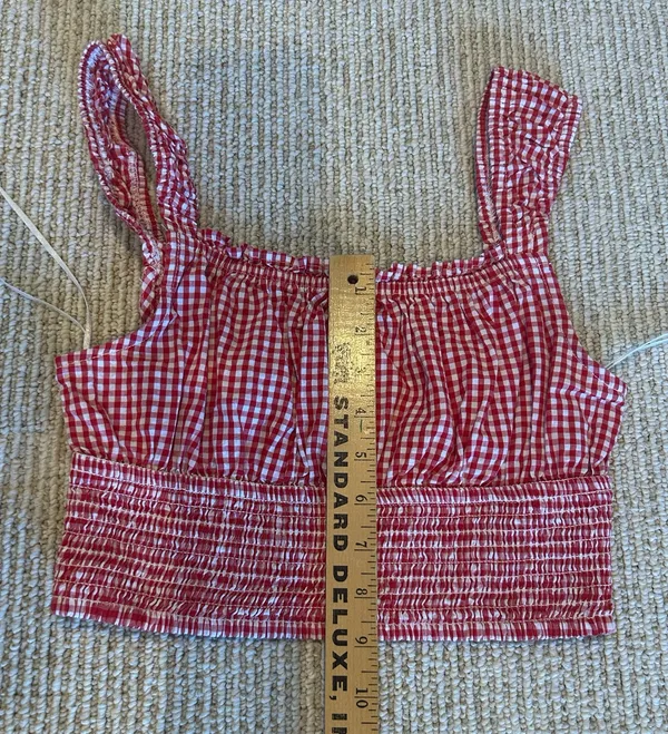Japna red gingham set M - Image 6