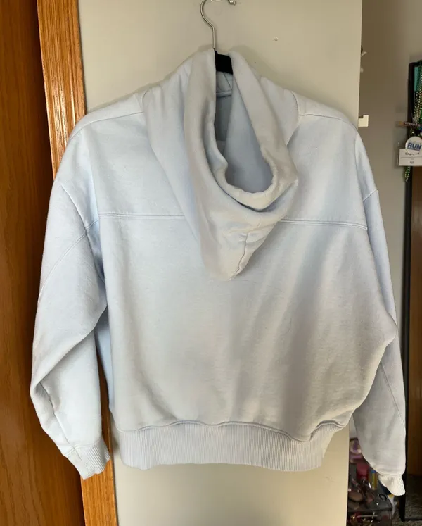 Light baby blue hoodie - Image 2