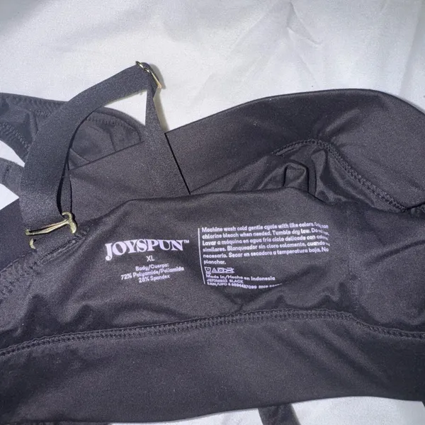 Joyspun Bralette Black Size XL - Image 3