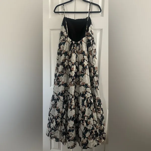 Abercrombie & Fitch Maxi dress size medium Low Back Babydoll floral - Image 3