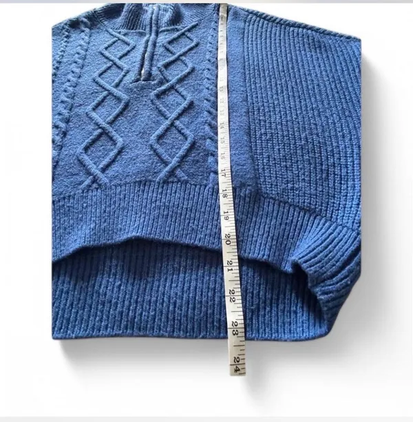 Urban Outfitters Sweaters | Urban Outfitters Lizzie Cable Knit Half-Zip size large. Very soft and excellent condition check all pictures for details and measurements - Image 8