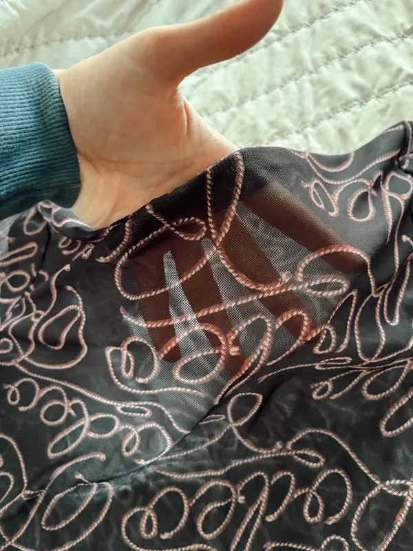 Western sheer undershirt - Image 3
