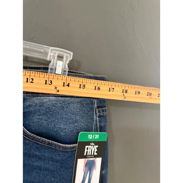 Frye Amari Wash High Rise Skinny Cuffed Jeans Womens 12/31 Medium Blue‎ New - Image 7