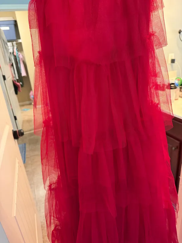 Prom dress Red Size 11 - Image 3