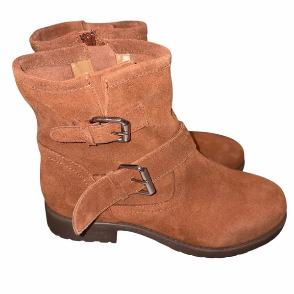 Steve Madden Alick Suede Moto Boots 8 - Image 5