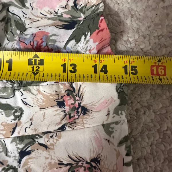 Floral Maxi Dress with Rope Straps and tie in the back; size medium - Image 4